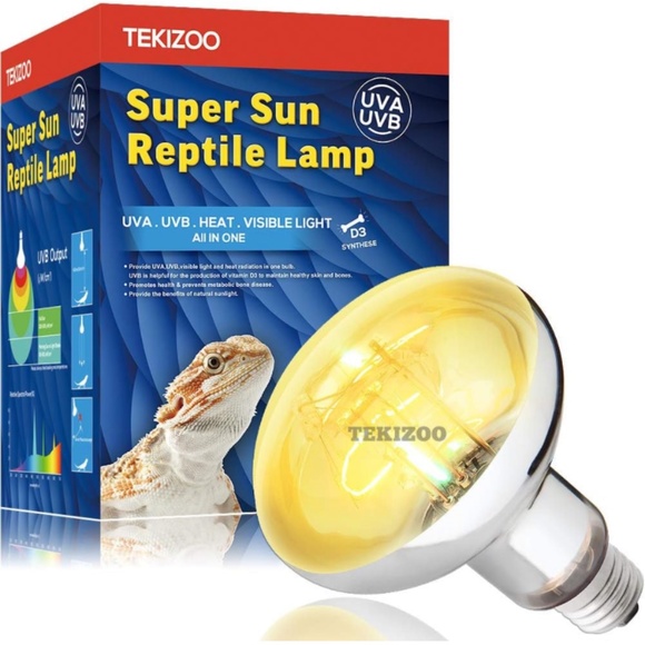 Tekizoo Super Sun Reptile Lamp UVA UVB Bulb - Picture 1 of 11